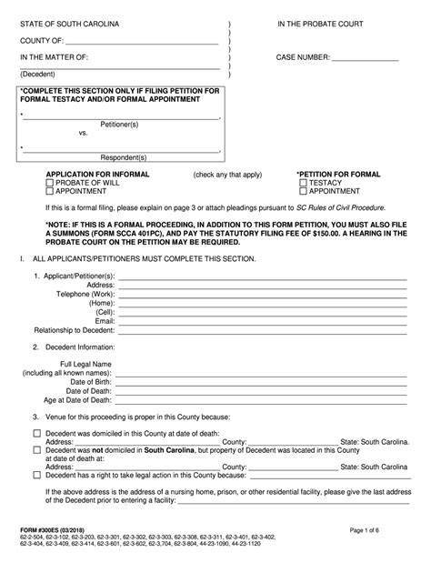 How To Fill Out South Carolina Probate Forms Fill Out And Sign Online