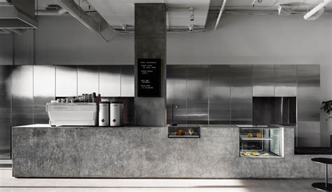 A Cool Concrete Cafe in Melbourne - Azure Magazine