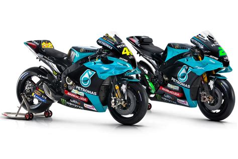 Motogp Petronas Yamaha Srt Presents Rossi And Morbidelli Bikes For 2021