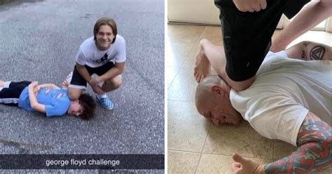 A week after floyd's death, a disturbing new social media trend, the 'george floyd challenge,' emerged on snapchat. Despicable "George Floyd Challenge" Isn't Catching On. Let ...