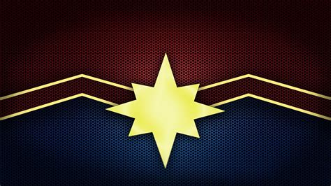Captain Marvel Logo Wallpapers Wallpaper Cave