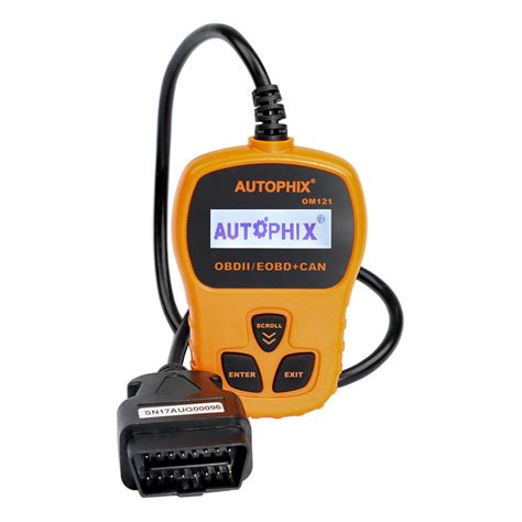 Novo leitor de código AUTOPHIX OM121 OBD2 EOBD CAN