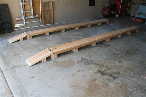 Stay safe while lifting your car with these simple home made diy car ramps. Homemade Car Ramps. Few good size pics!
