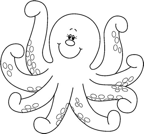 Free Printable Octopus Coloring Pages For Kids - Animal Place