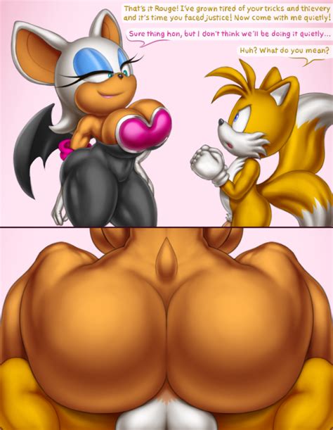 [commission]rouge And Tails A1 By Angelauxes Hentai Foundry
