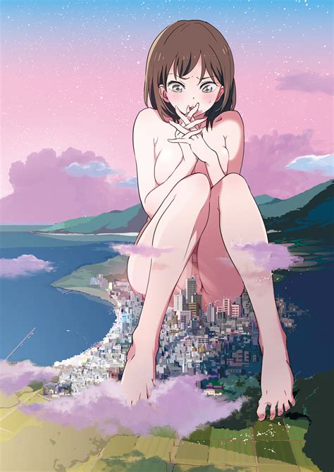Rule 34 Barefoot Brown Eyes Brown Hair Censored City Cloud Convenient