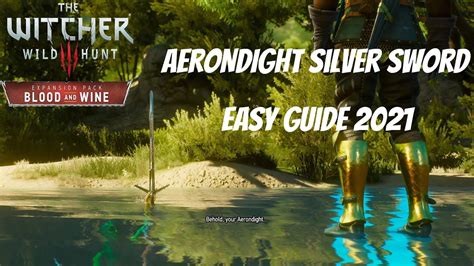 Witcher 3 Blood And Wine Aerondight 2021 Best Silver Sword Complete