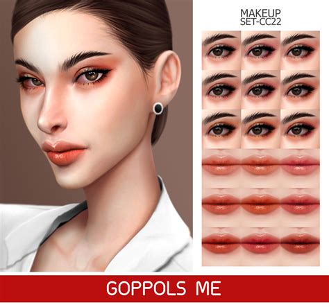 Gpme Gold Makeup Set Cc22 At Goppols Me Sims 4 Updates