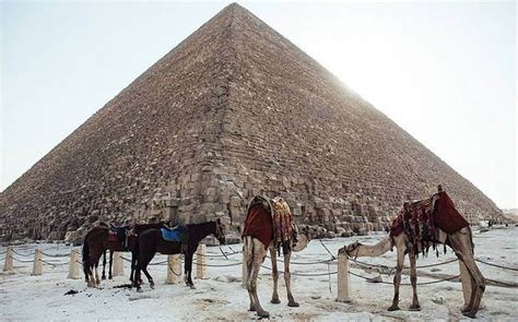 1st Snow In Egypt In 100 Years Video And Photos Snowbrains