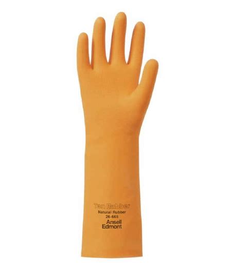 Ansell 26 665 Tan Rubber Gloves Fisher Scientific