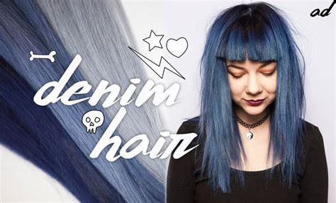 How To Create Denim Hair Dye Without Bleaching Zoe London Denim