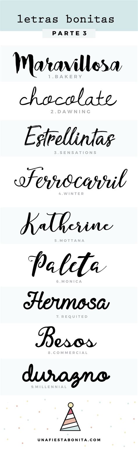 Tipos De Letras Para Invitaciones Tipos De Letras Letras Para Hacer