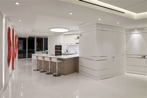 Miami Beach Home By Kis Interior Design Stylish Kitchen Luxe Kitchen