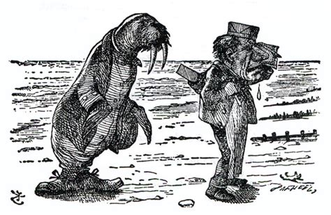 The Walrus And The Carpenter — Illustration By John Tenniel To Chapter