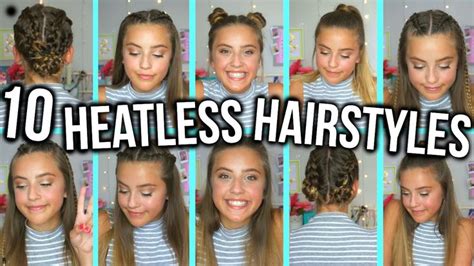 10 Heatless Back To School Hairstyles Oliviagrace Hairstyles For