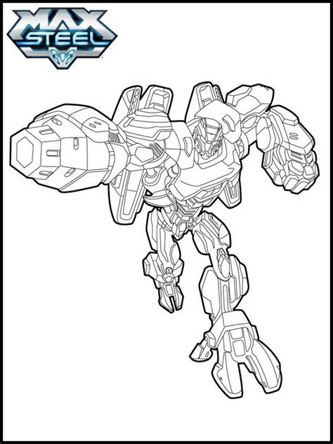 Desenhos Para Colorir Para Crianças Para Imprimir Max Steel 50 Imagens