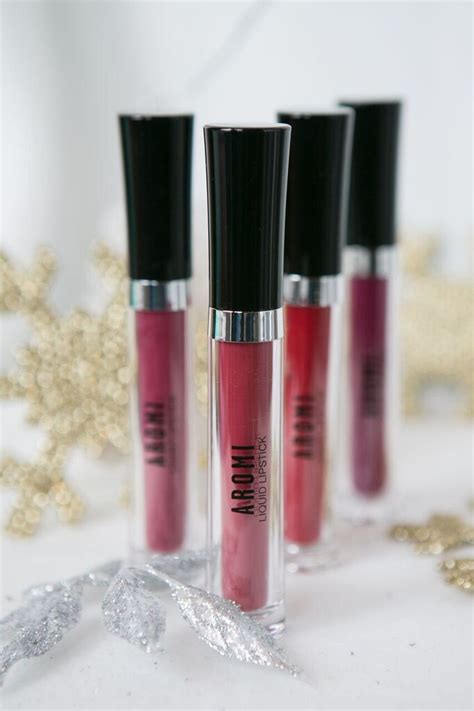 Aromi Liquid Lipsticks For The Holidays These Liquid Lipsticks Go On