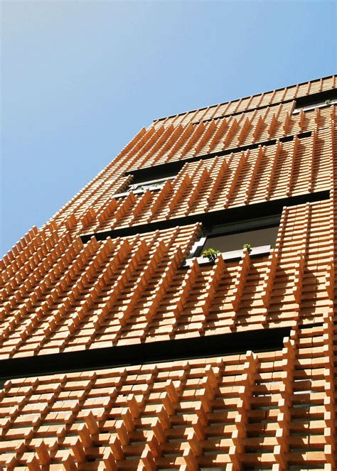 Brick Pattern House Alireza Mashhadmirza Archdaily