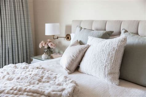 Caitlin Moran Interiors White And Beige Bedroom Beige Headboard