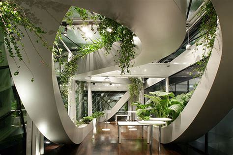 Sadarvuga Architects Swirling Interior Garden In Slovenia Inhabitat