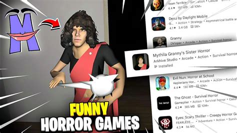 Trying Funniest Horror Games Ft Mythpat Horror Game Youtube
