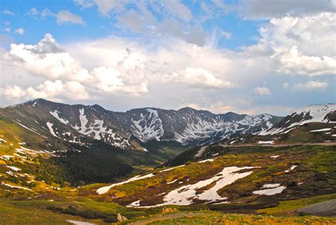 Wallpaper Landscape Mountains Hill Rock Nature Sky Snow Road