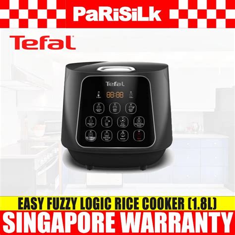 Tefal RK736B Easy Fuzzy Logic Rice Cooker 1 8L Shopee Singapore