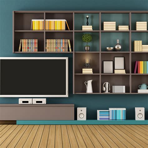 Excellent job from your side and the whole showcase design team! 15 Latest TV Showcase Designs For Your Home | Design Cafe