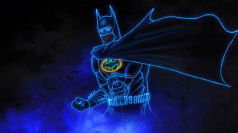 1920x1080 Michael Keaton Batman Neon Artwork Laptop Full Hd 1080p Hd