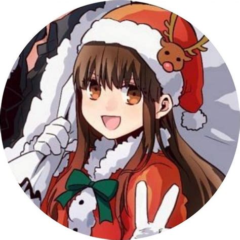 𝐌𝐀𝐓𝐂𝐇𝐈𝐍𝐆 𝐈𝐂𝐎𝐍𝐒 Anime christmas Anime Anime profile pictures