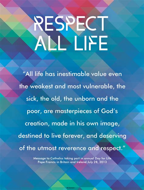 Respect Life Day For Life Quote Diocesan
