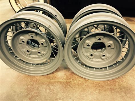 Sold 1935 Ford Wire Wheels 16 Inch Hot Rod Wires The Hamb