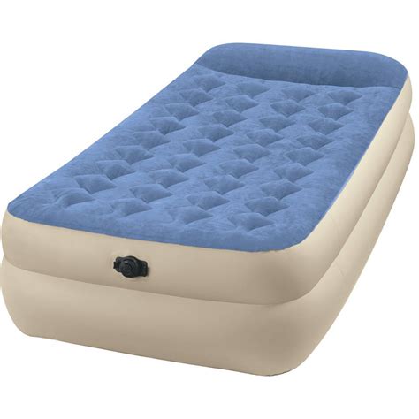 Our air mattresses & accessories category offers a great selection of air mattresses and more. Intex Twin 18" Raised Pillow Rest Airbed Mattress with ...