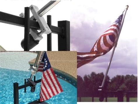 You can install it as a perpendicular flag pole bracket or a side mounted flag bracket. Rail Mount Flagpole -Lady Liberty Flag & Flagpole - AUSTIN ...