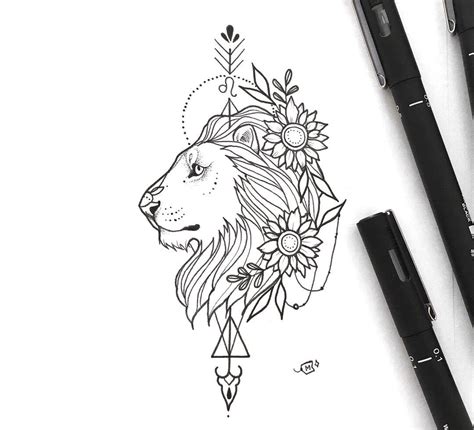 Stand out with custom flat cards, turn this flat card into anything imaginable.dimensions: Leo zodiac sign inspired, girly design tattoo. All my ...