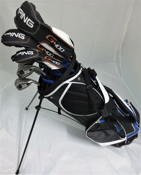 Mens Ping Golf Set Complete Driver Wood Hybrid Irons Putter Clubs