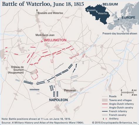 Napoleonic Wars Summary Combatants And Maps