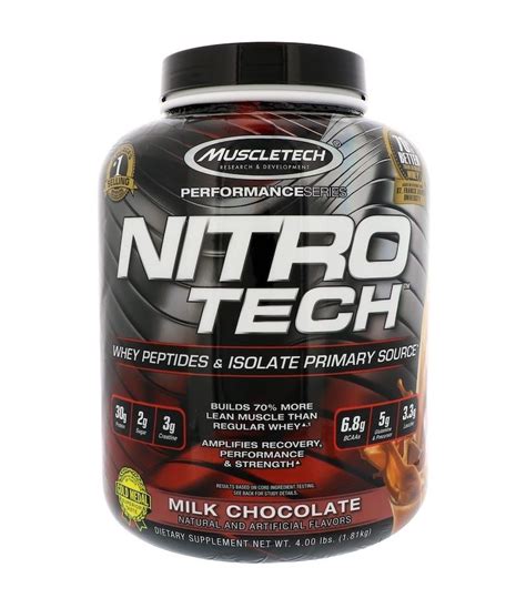 Muscletech Nitro Tech 4lbs 1 8 Kg Zone Nutrition