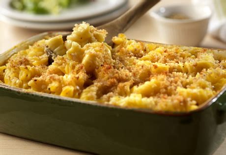 Combine soup, milk and pepper in a baking dish. Baked Macaroni & Cheese Recipe