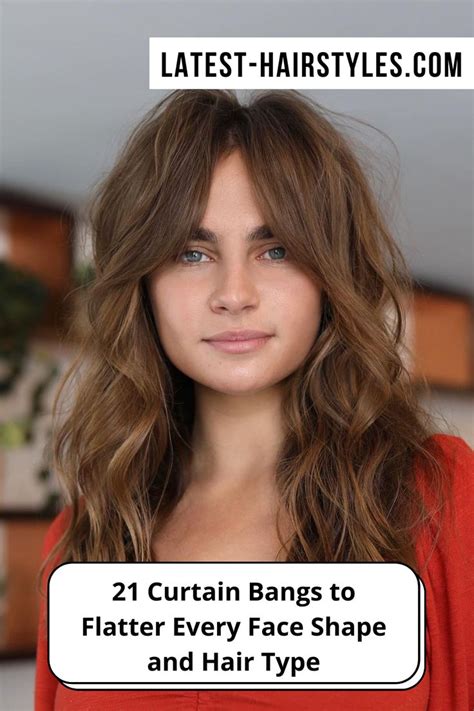 22 Best Curtain Bangs For Every Face Shape And Hair Type 2022 Trend