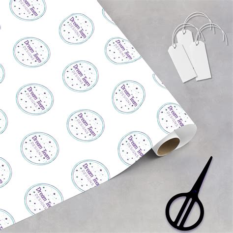 Logo Wrapping Paper Branded Wrapping Paper Wrapping Paper Roll