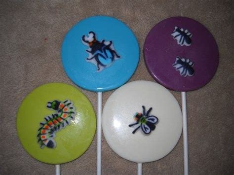 1 Chocolate Animal Bug Insect Lizard Gekko Fly Ant Lollipops Lollipop