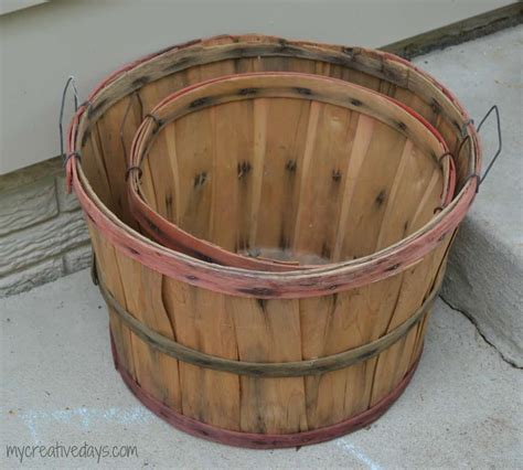 Diy Tiered Bushel Baskets For Your Fall Porch My Creative Days
