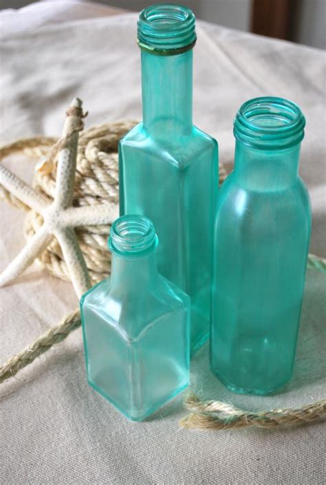 How To Make Sea Glass Bottles From Ordinary Clear Glass Bottles Bottles