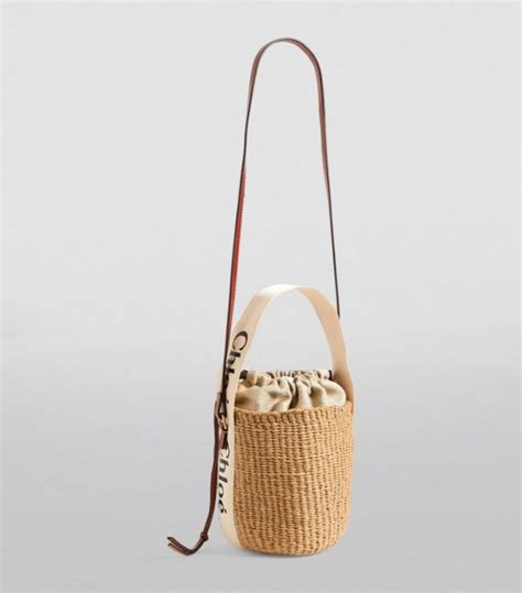 Womens Chloé White Small Woody Basket Bag Harrods Uk
