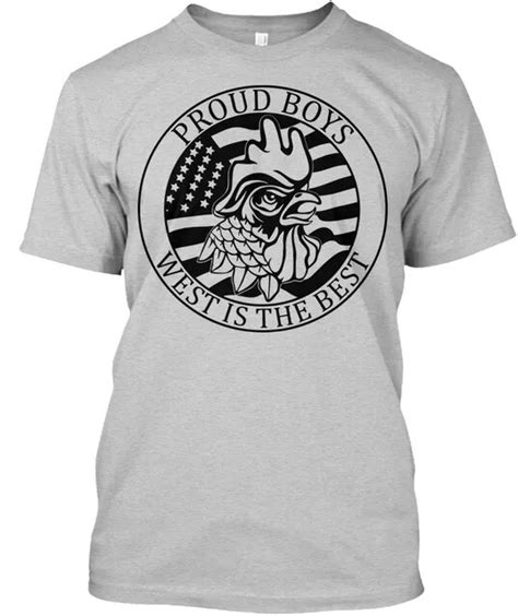Proud Boys West Is The Best Popular Tagless Tee T Shirt In T Shirts