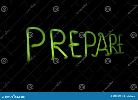 Prepare Stock Image Image Of Symbol Background Word 8383333