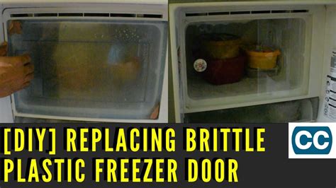 How To Repair Broken Plastic Freezer Door Diy Youtube