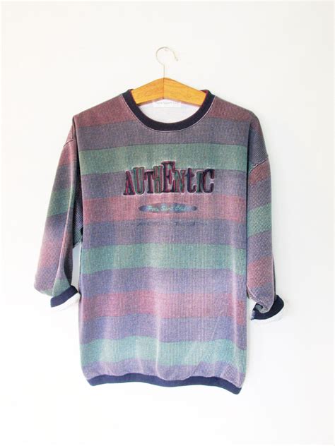 Tennis ball sweatshirt pullover player passion love tennis racket tennisball. Vintage 1990s Striped Paris Sport Club Sweatshirt | Club ...