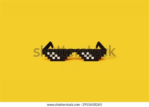 Thug Life Meme Glasses Pixel Art Stock Illustration 1955658265 Shutterstock